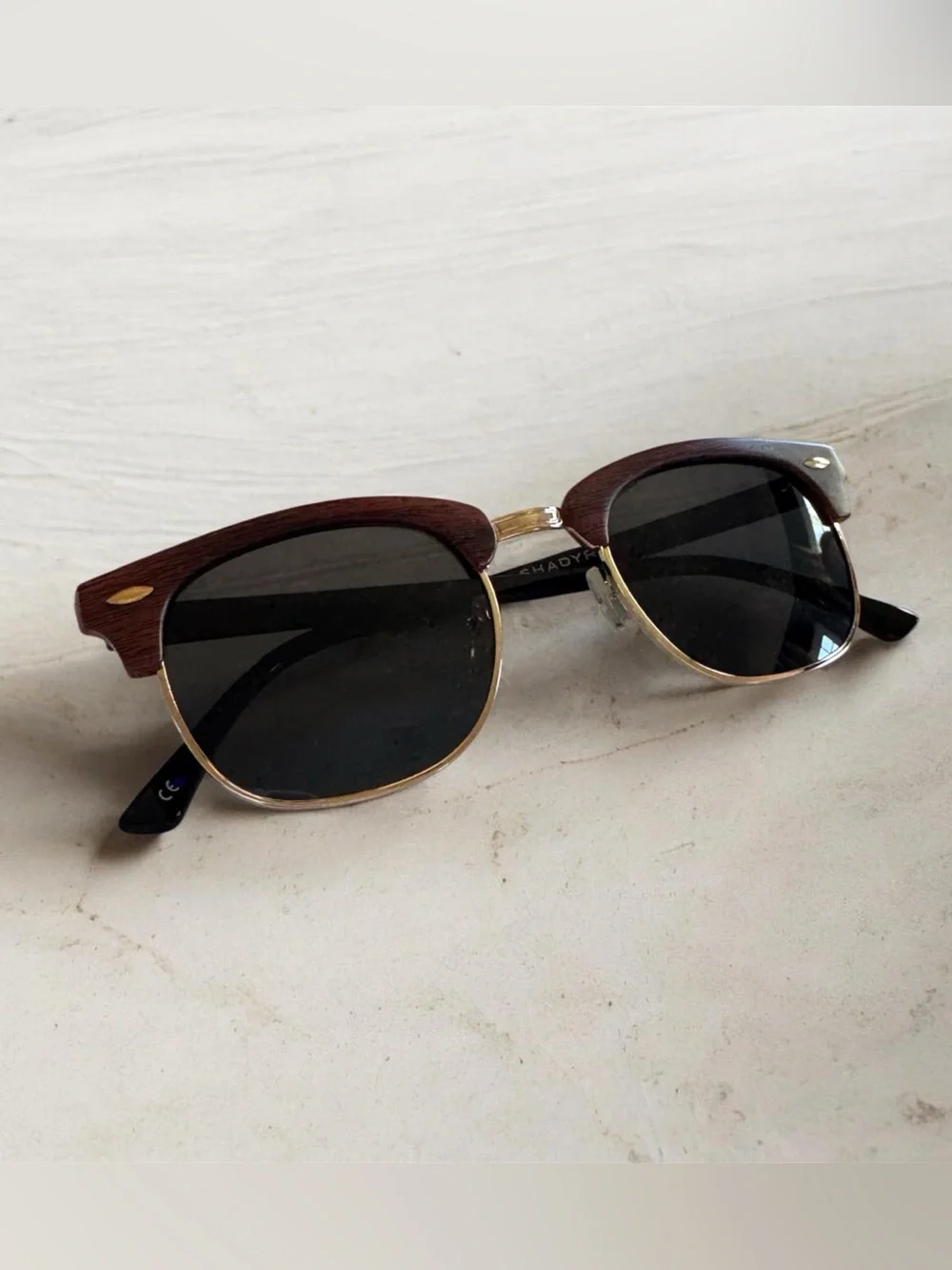 Shady Rays Oakmont Timber Polarized Woodgrain Sunglasses